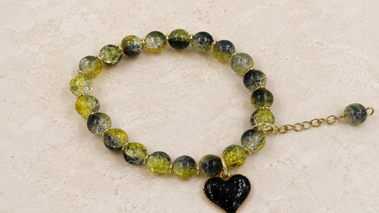 Bumblebee Crackle Bracelet