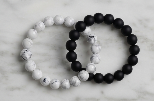 Yin Yang Bracelet Stack
