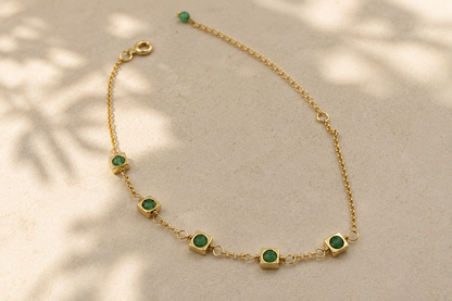 Aventurine Petite Drop Bracelet
