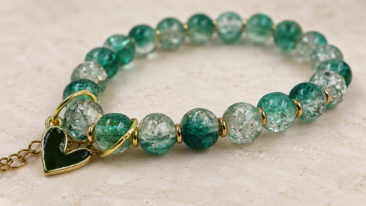 Forest Crackle Bracelet