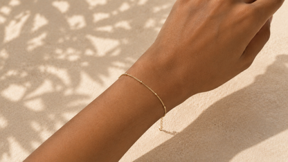Dainty Satellite Bracelet (Single Layer)
