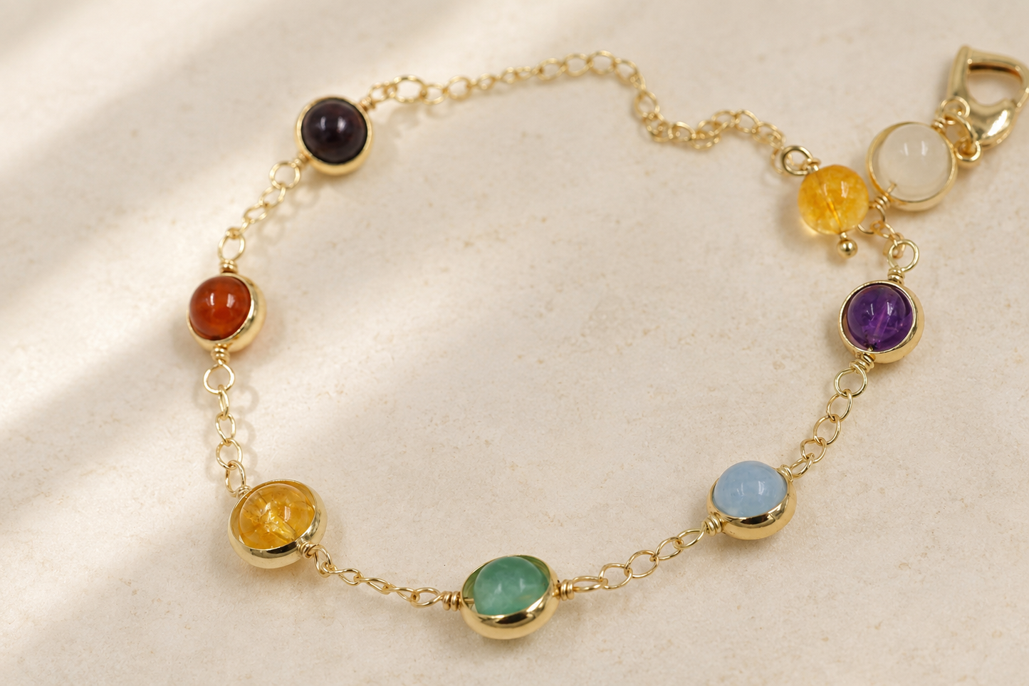 7 Chakra Orb Bracelet