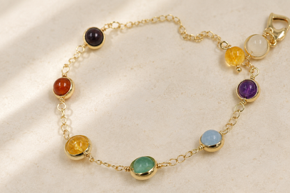 7 Chakra Orb Bracelet