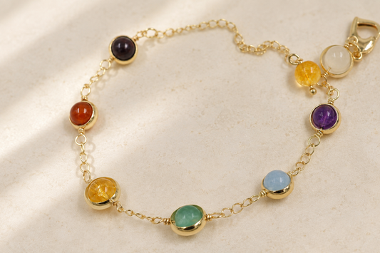 7 Chakra Orb Bracelet