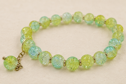 Honeydew Crackle Bracelet