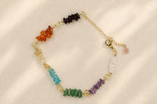 7 Chakra Cascade Bracelet