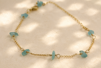 Apatite Pebble Bracelet