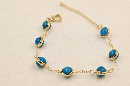 Apatite Orb Bracelet
