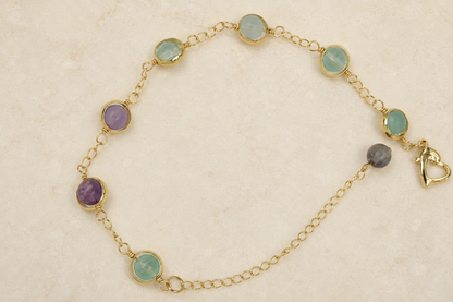 Fluorite Orb Bracelet