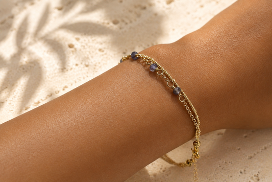 Iolite Duet Bracelet