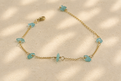 Apatite Pebble Bracelet