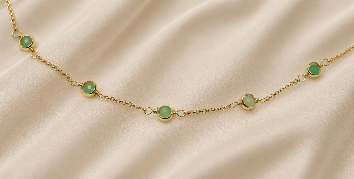 Aventurine Drop Bracelet