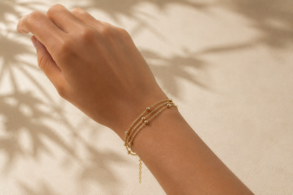 Bold Satellite Bracelet (Triple Layer)