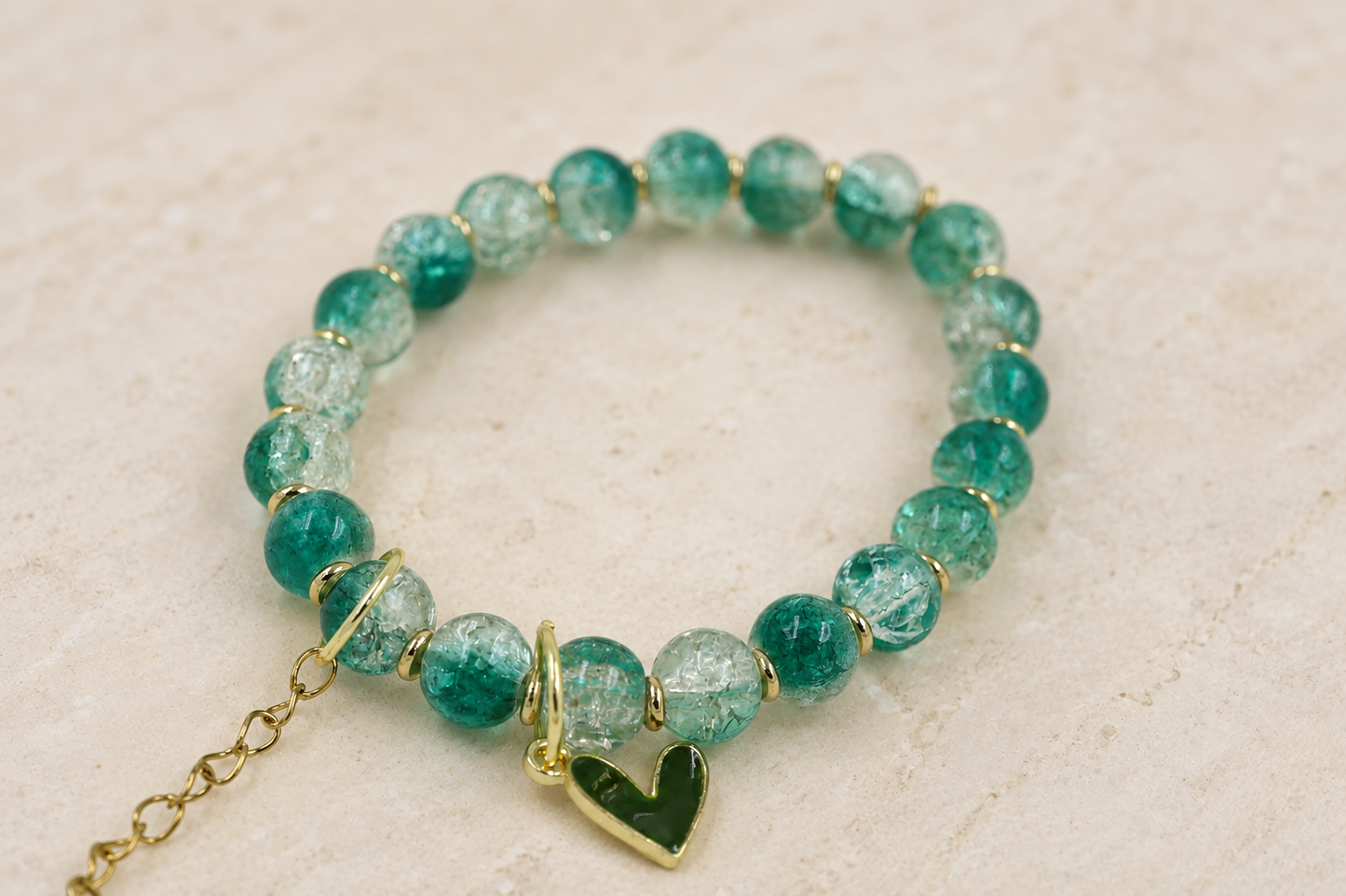Forest Crackle Bracelet