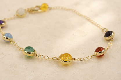 7 Chakra Orb Bracelet