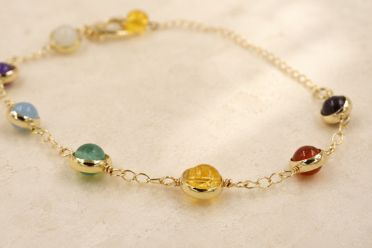 7 Chakra Orb Bracelet