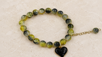 Bumblebee Crackle Bracelet