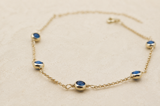 Apatite Drop Bracelet