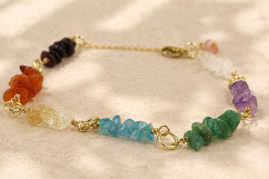 7 Chakra Cascade Bracelet