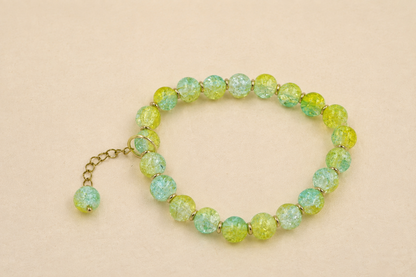 Honeydew Crackle Bracelet