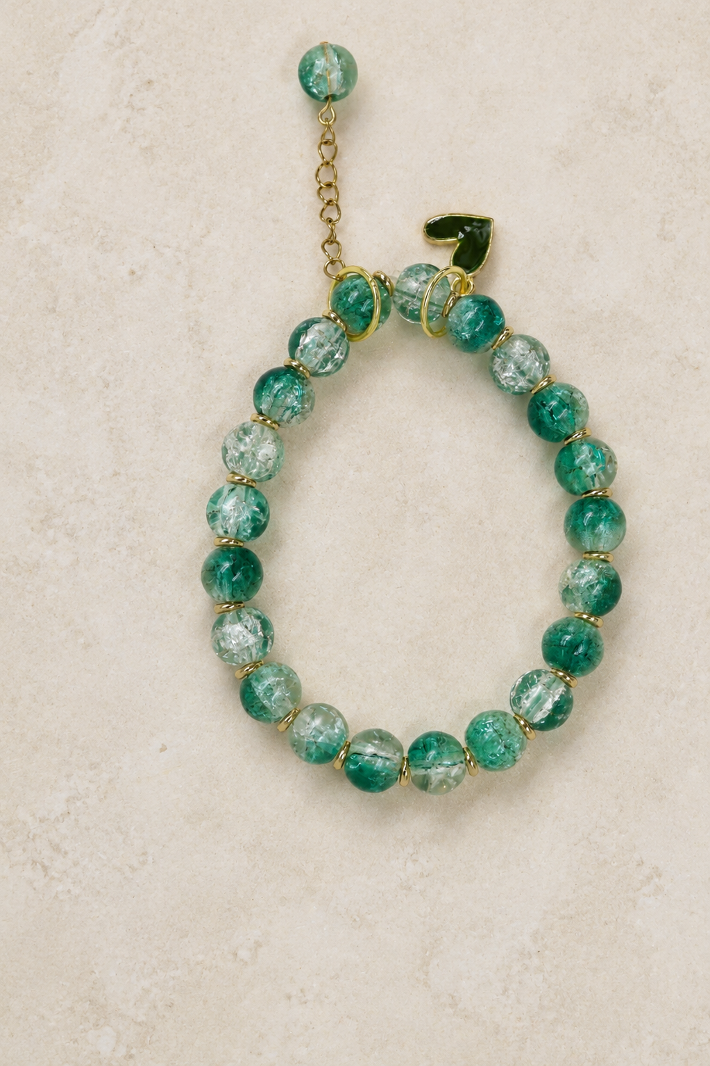 Forest Crackle Bracelet