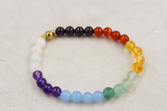 7 Chakra Stretch Bracelet