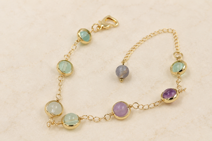 Fluorite Orb Bracelet