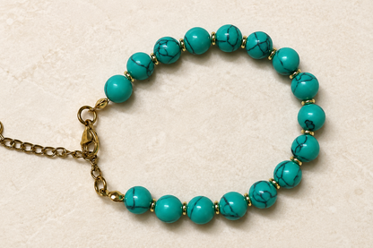 Turquoise Howlite Bracelet