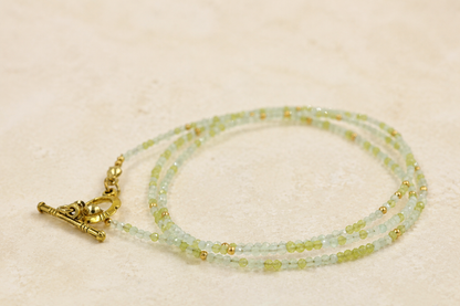 Cat Eye Wrap Bracelet (Pistachio)