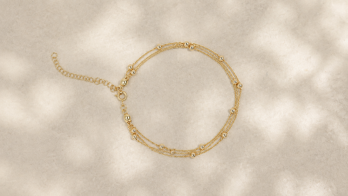Bold Satellite Bracelet (Triple Layer)