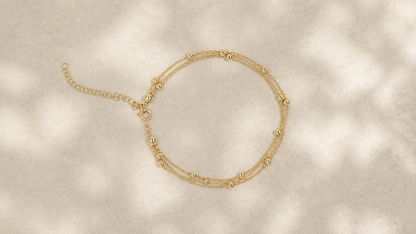 Bold Satellite Bracelet (Triple Layer)