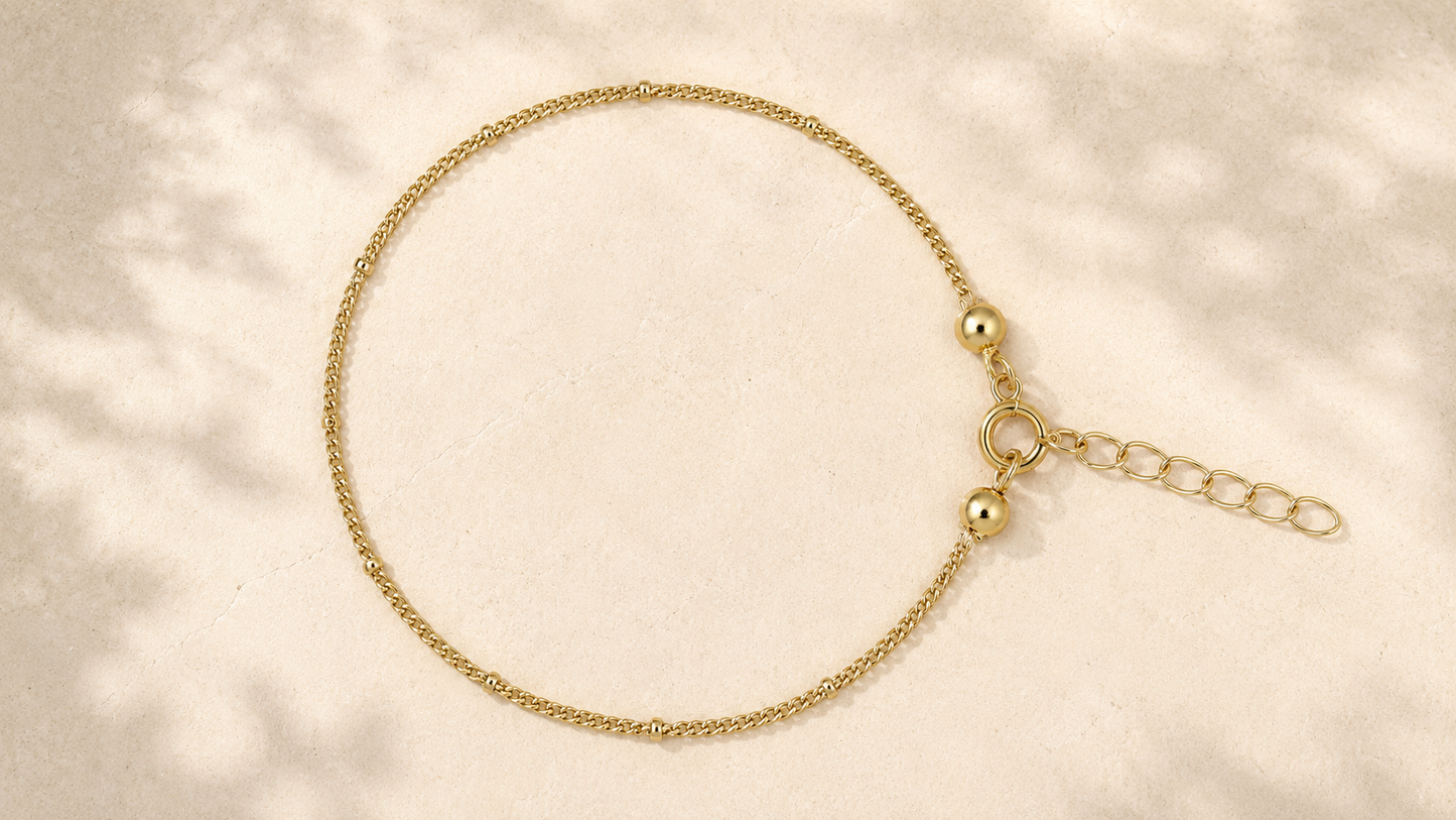 Dainty Satellite Bracelet (Single Layer)