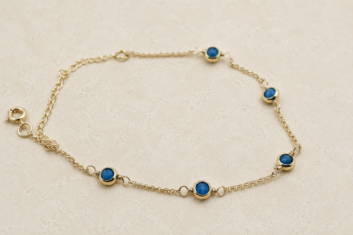 Apatite Drop Bracelet