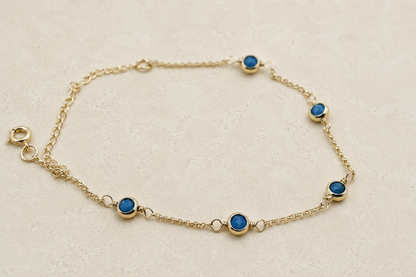 Apatite Drop Bracelet