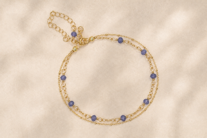 Iolite Duet Bracelet