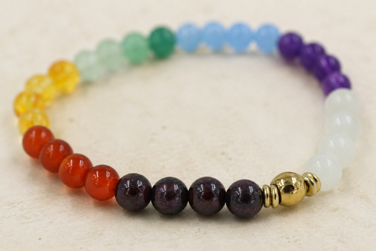 7 Chakra Stretch Bracelet