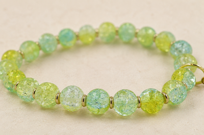 Honeydew Crackle Bracelet