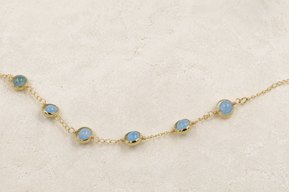 Aquamarine Orb Bracelet