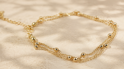 Bold Satellite Bracelet (Triple Layer)