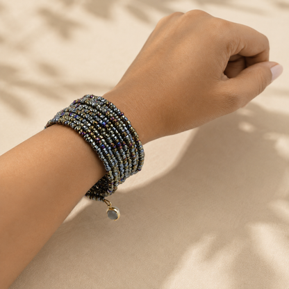Metallica Coil Bangle