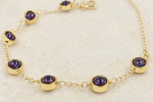 Amethyst Orb Bracelet