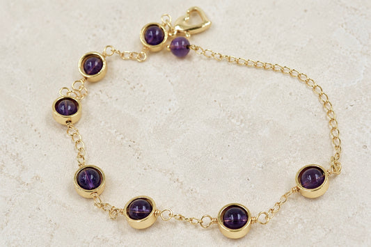 Amethyst Orb Bracelet