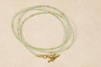 Cat Eye Wrap Bracelet (Pistachio)
