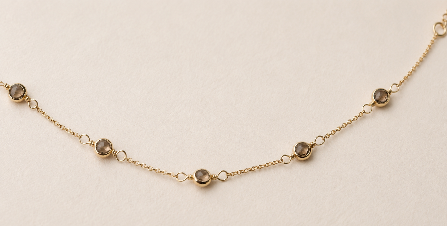 Obsidian Drop Bracelet