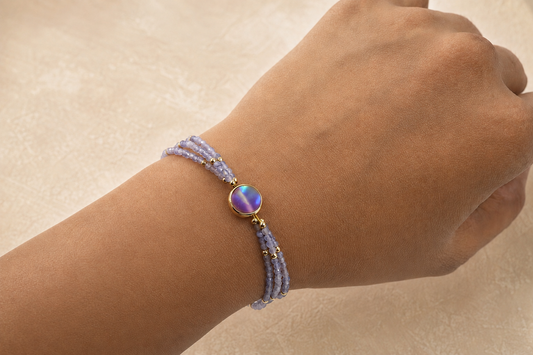 Lilac Halo Bracelet