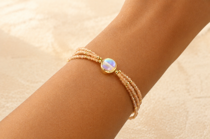 Peach Halo Bracelet