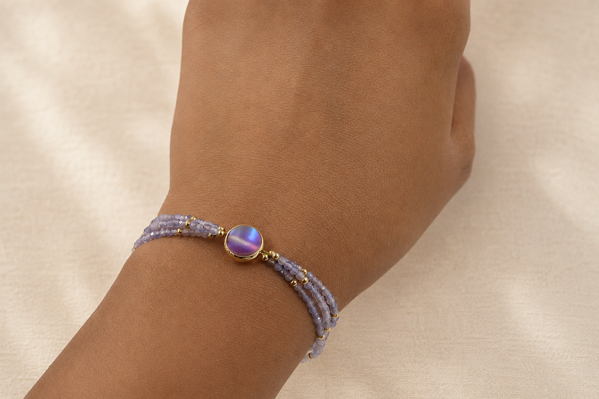 Lilac Halo Bracelet