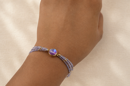 Lilac Halo Bracelet