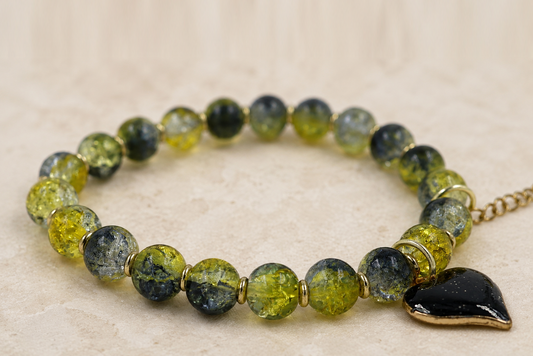 Bumblebee Crackle Bracelet